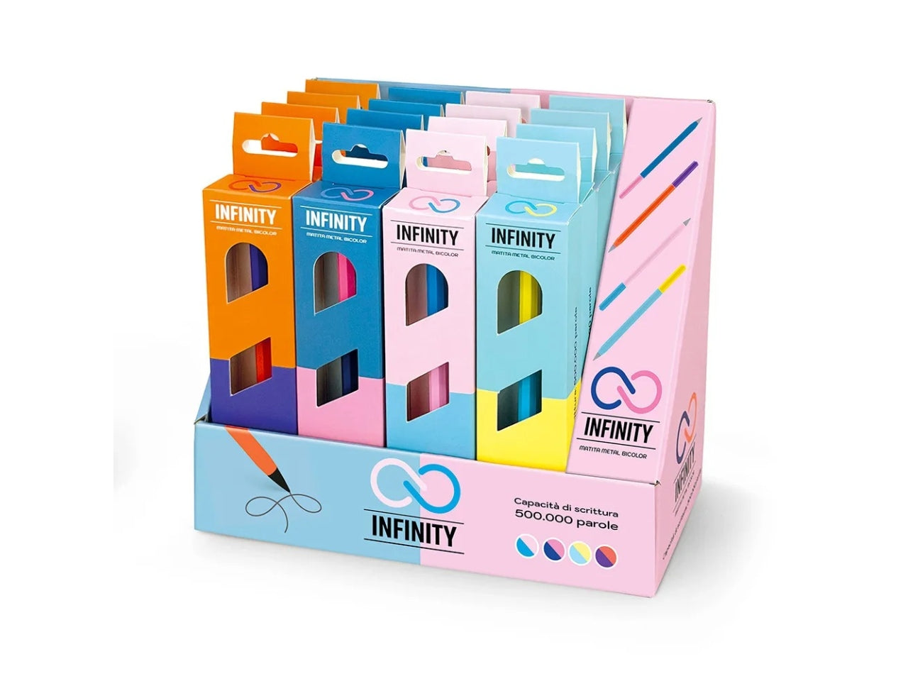 Matita infinity bicolor metal
