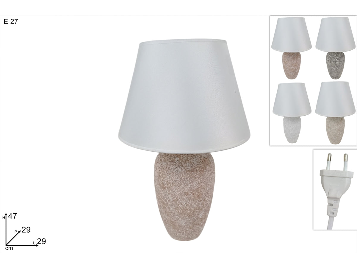 Lume in ceramica 47cm in 2colori assortiti