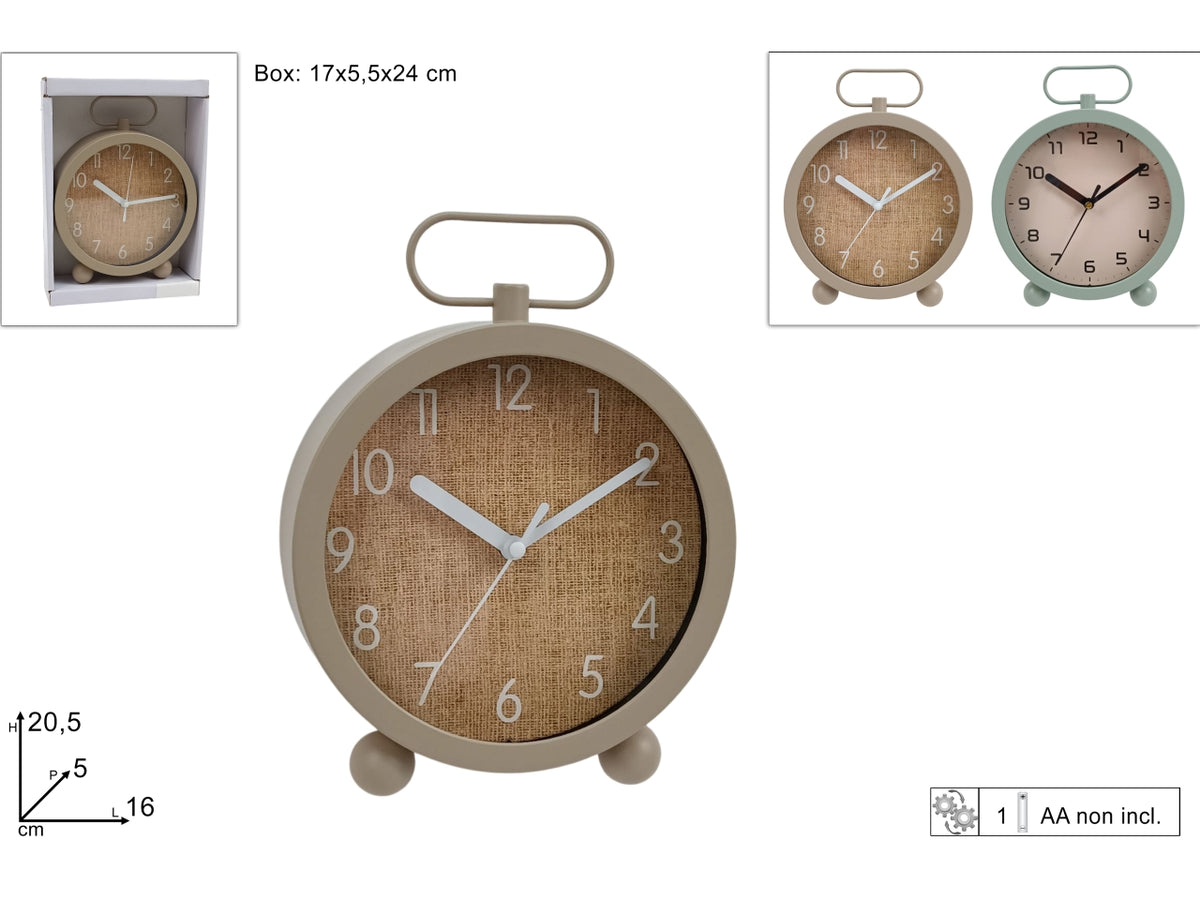 Orologio sveglia in 2 varianti di colori