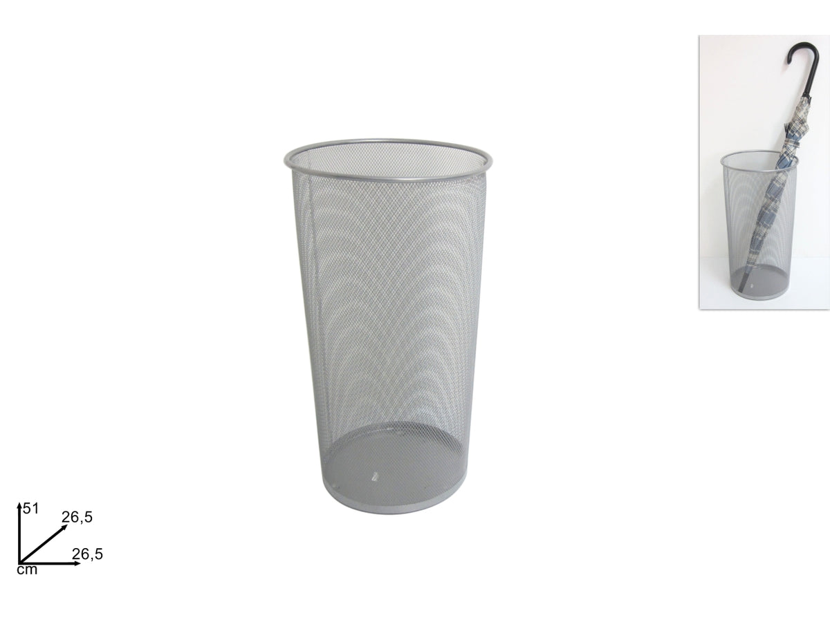 Porta ombrelli retinato 51cm silver