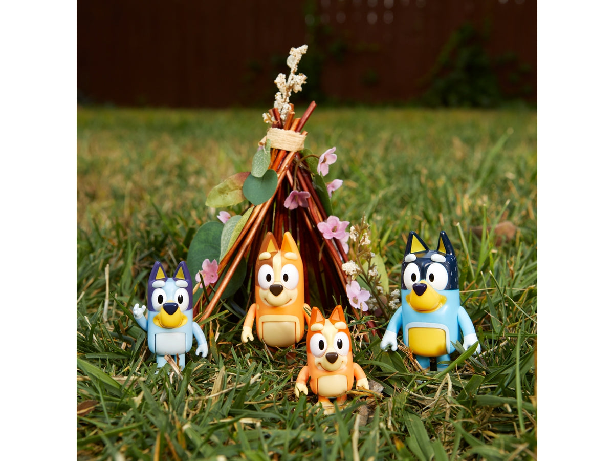 Bluey action fig 4-pack family 23x16x6cm