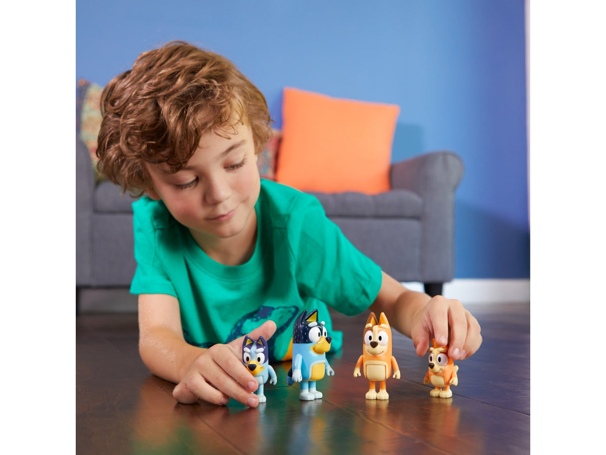 Bluey action fig 4-pack family 23x16x6cm