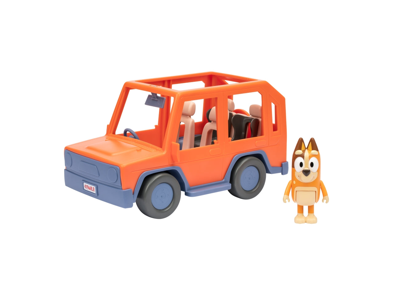 Bluey jeep c/chilli 25x20x13cm