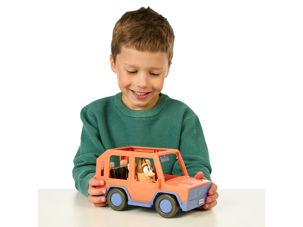 Bluey jeep c/chilli 25x20x13cm