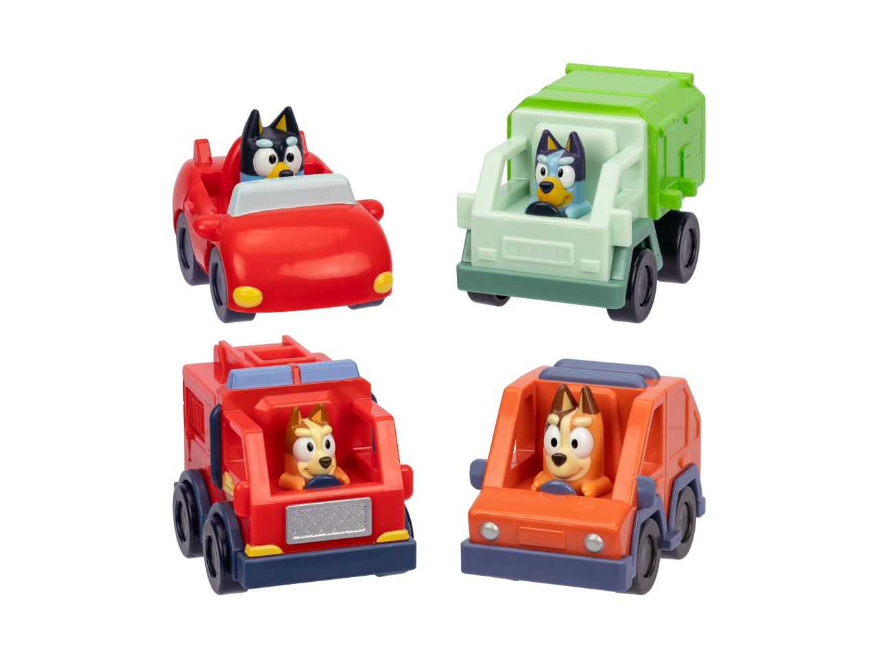 Bluey mini racers ast cdu 6pz 6x7x10cm