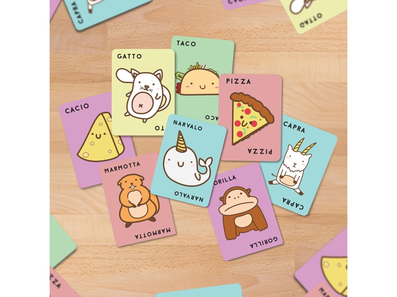 Gioco Taco Gatto Capra Cacio Pizza