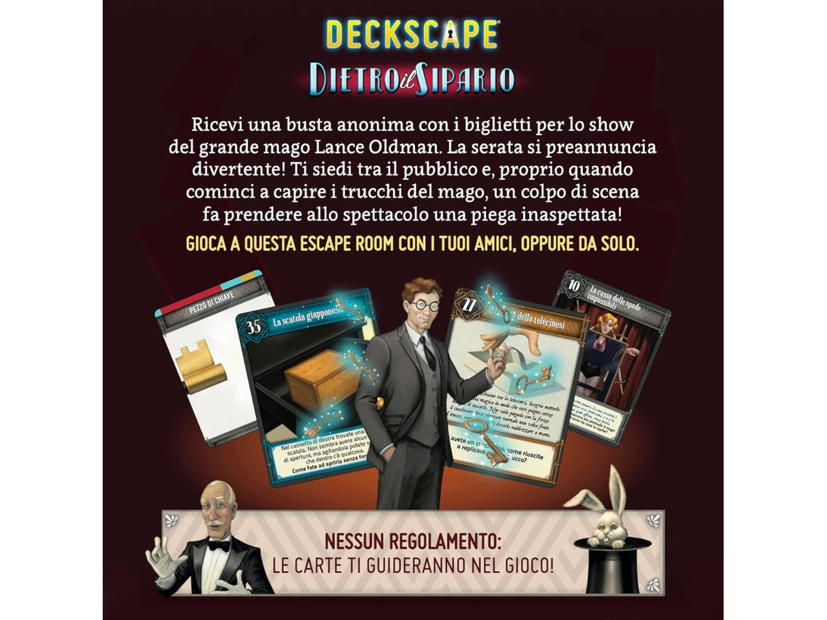 Gioco Deckscape Dietro Il Sipario