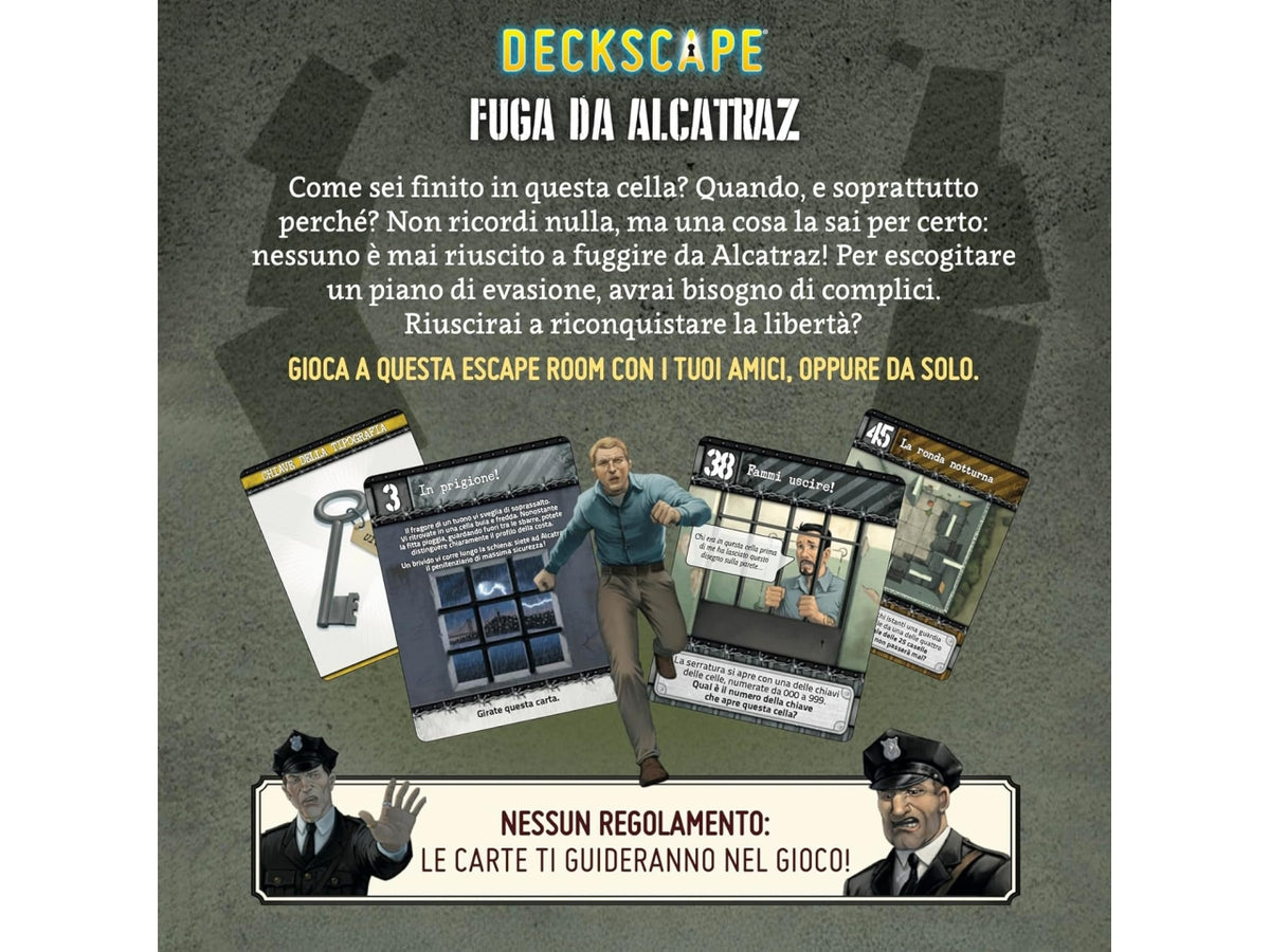 Gioco Deckscape Fuga Da Alcatraz