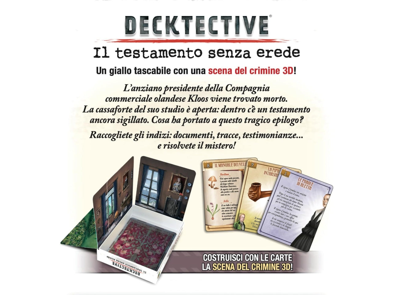 Gioco Decktective Il Testamento Senza Erede
