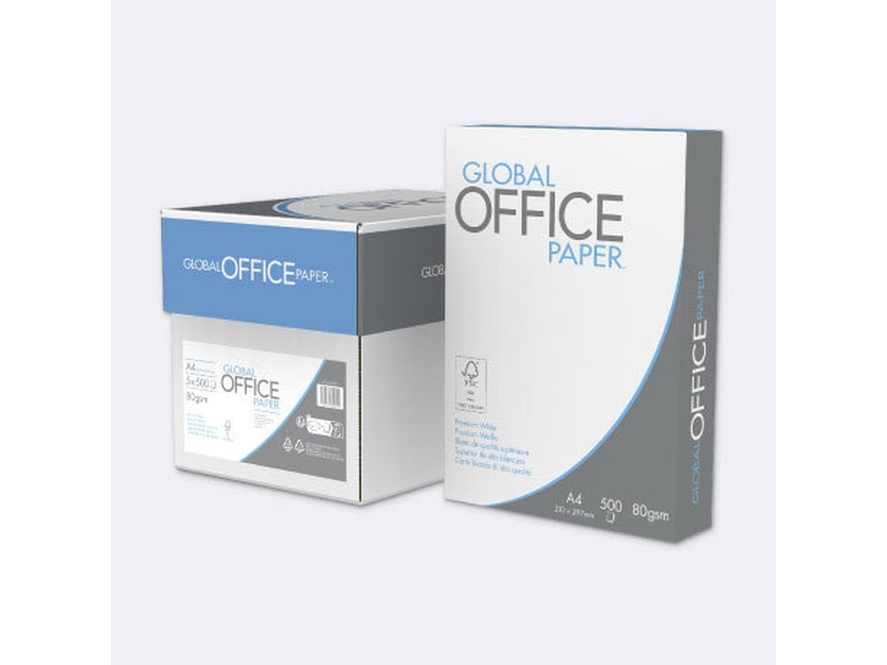 Risma A4 Global Office paper 80gr 500 fogli bianca 21x29,7cm