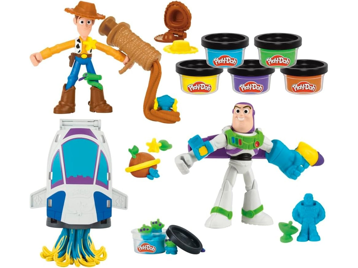 Play Doh toy story space creations