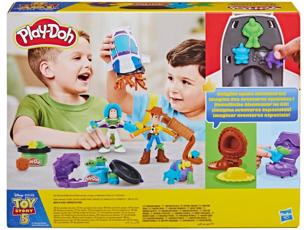 Play Doh toy story space creations