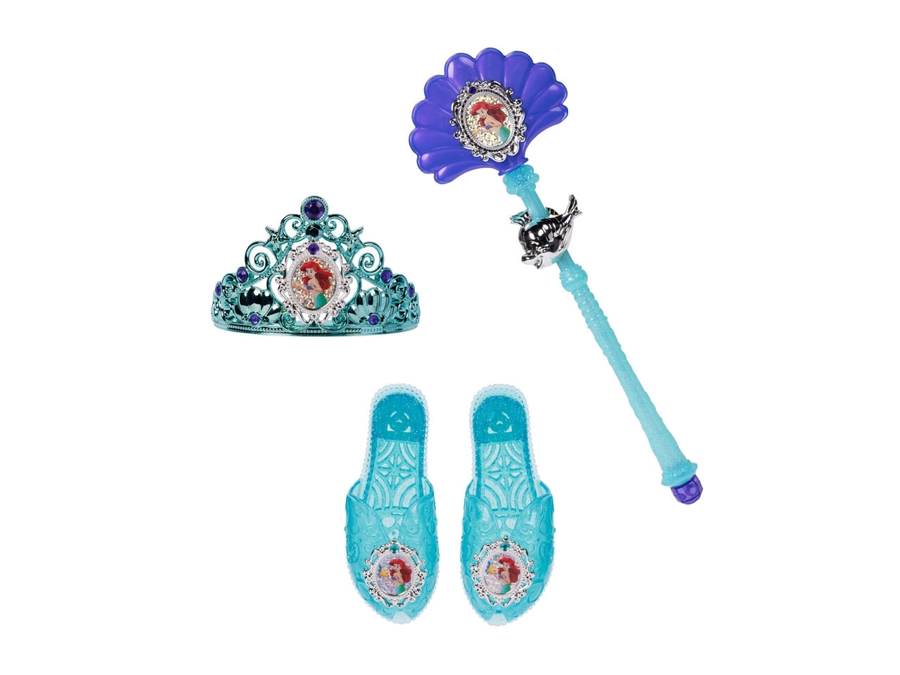 Disney Princess set tiara,coroncina e scarpetta modelli assortiti