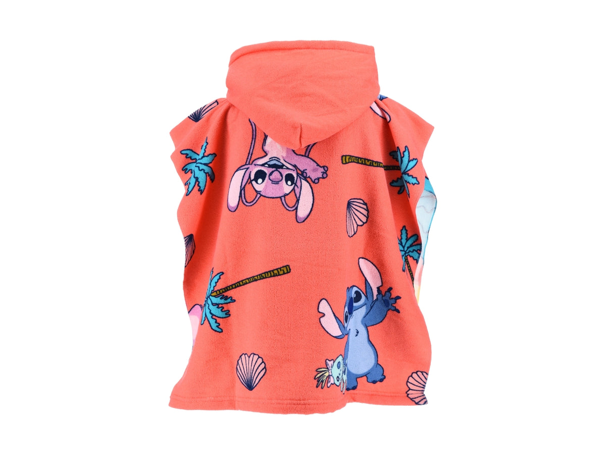 Lilo e Stitch asciugamano poncho rosa