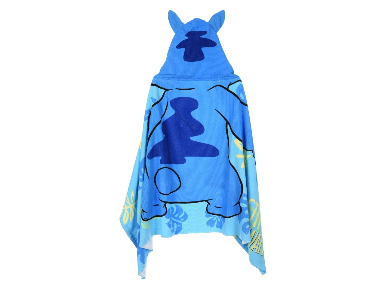 Lilo e Stitch telo mare con cappuccio blu