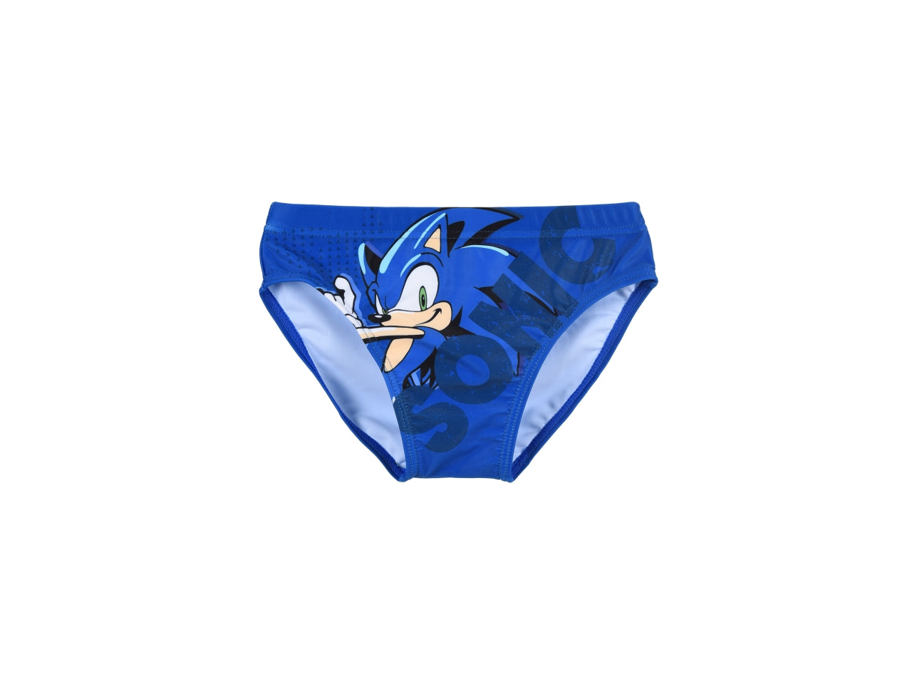 Sonic costume mare slip taglie dalla 4 alla 12 anni blu