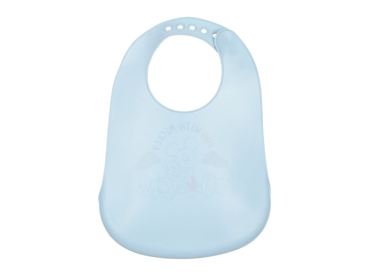Mickey bavetta in silicone blu 30x23cm