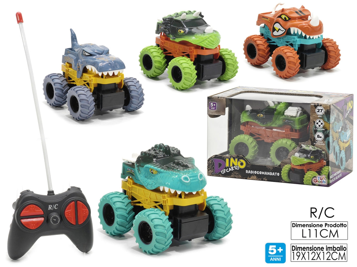 Auto dinosauro r/c 27mhz 4assortiti