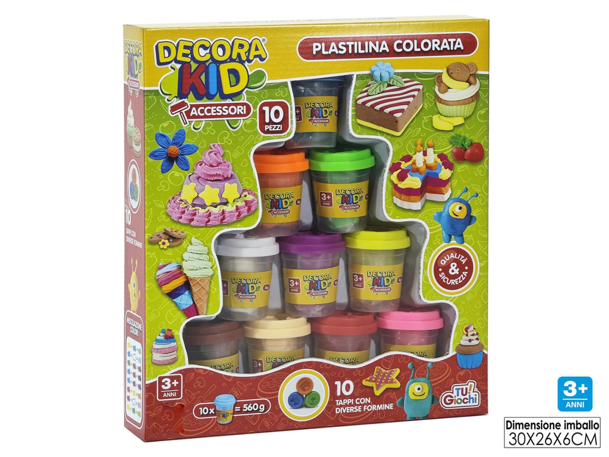 Decora kid set c/10 vasetti