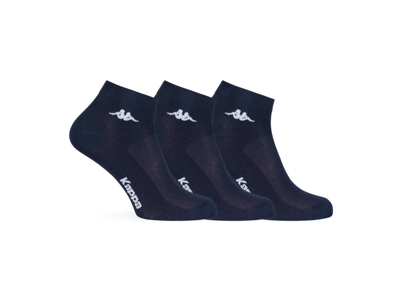 Minicalza da uomo maglia jersey e traforo in cotone set da 3 paia blu notte tg 39/42