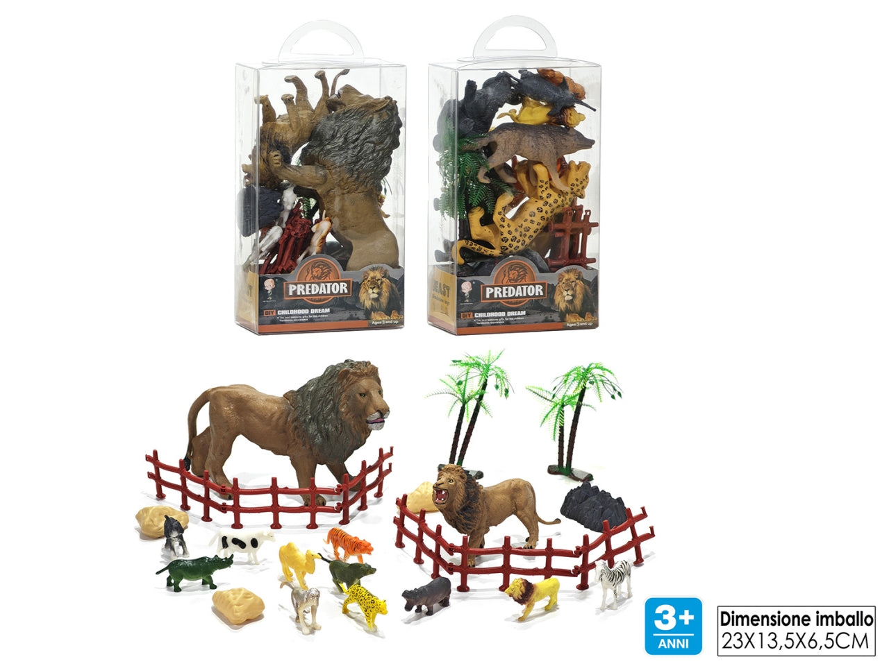 Animali della giungla 2 assortimenti