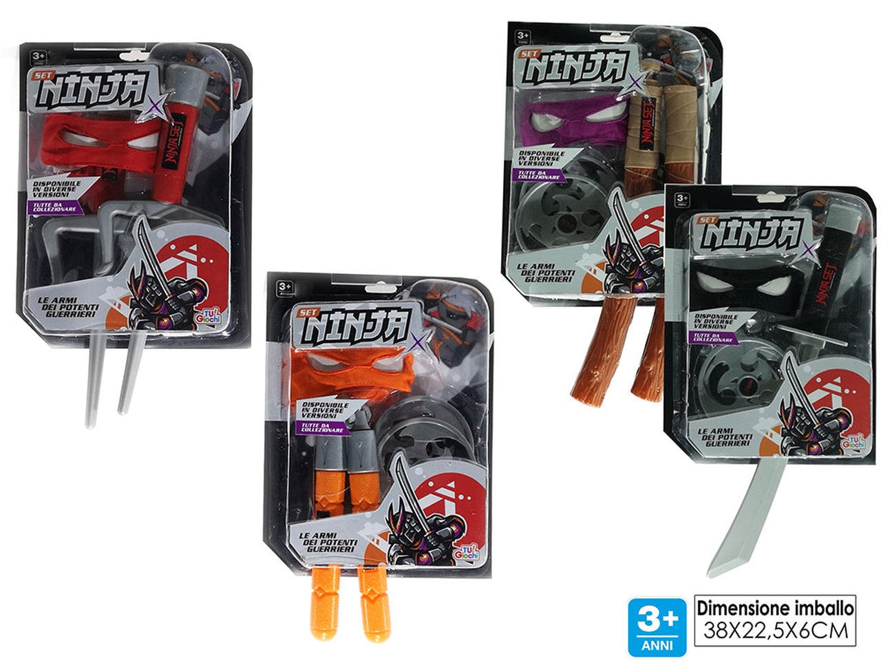 Gioco ninja 4 assortimenti
