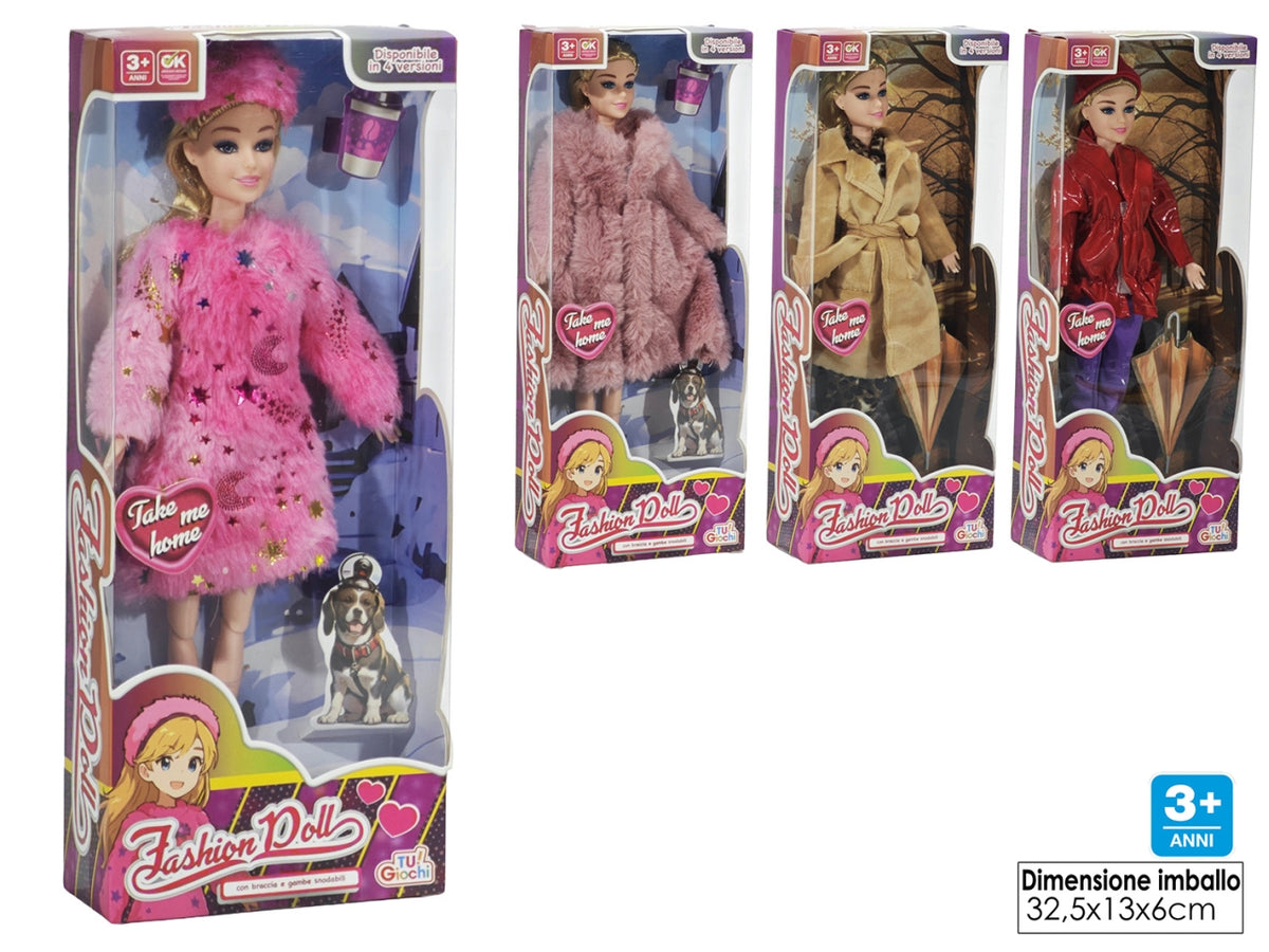 Baby fashion doll bambola 4assortimenti