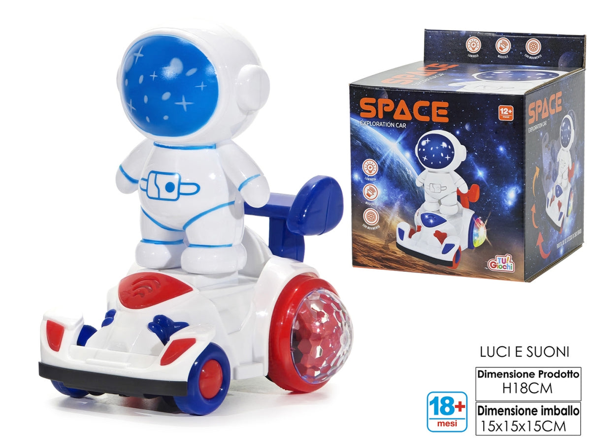Gioco austronauta luci suoni movimento