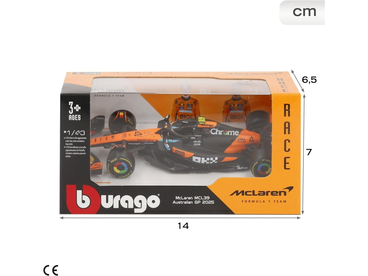 Auto F1 Mclaren Lando Norris 1:43
