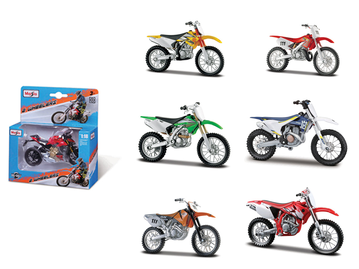 Collezione Moto Cross scala 1:18