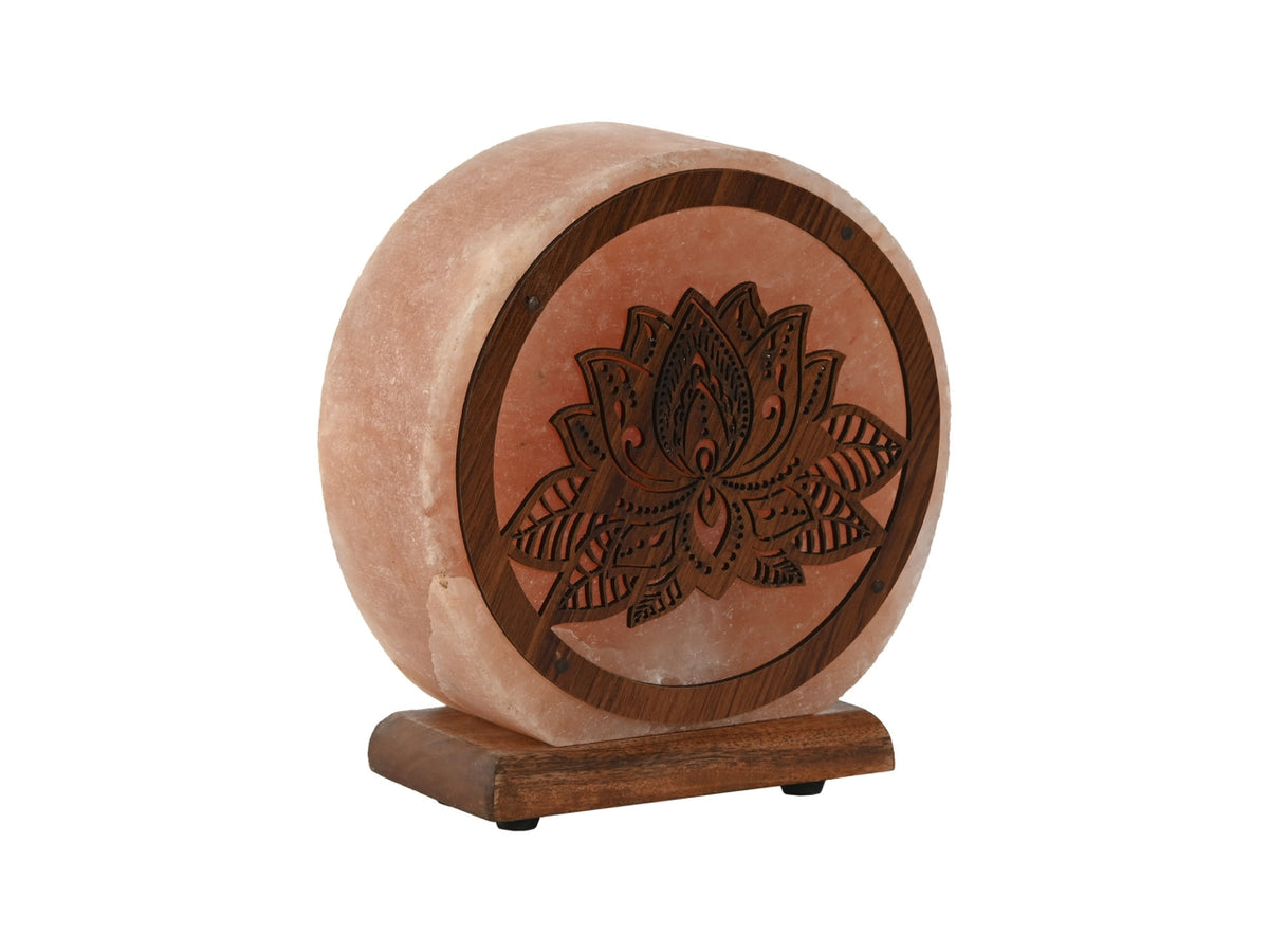 Lampada da tavolo sale dell'himalaya 16x7x18cm 3,5kg