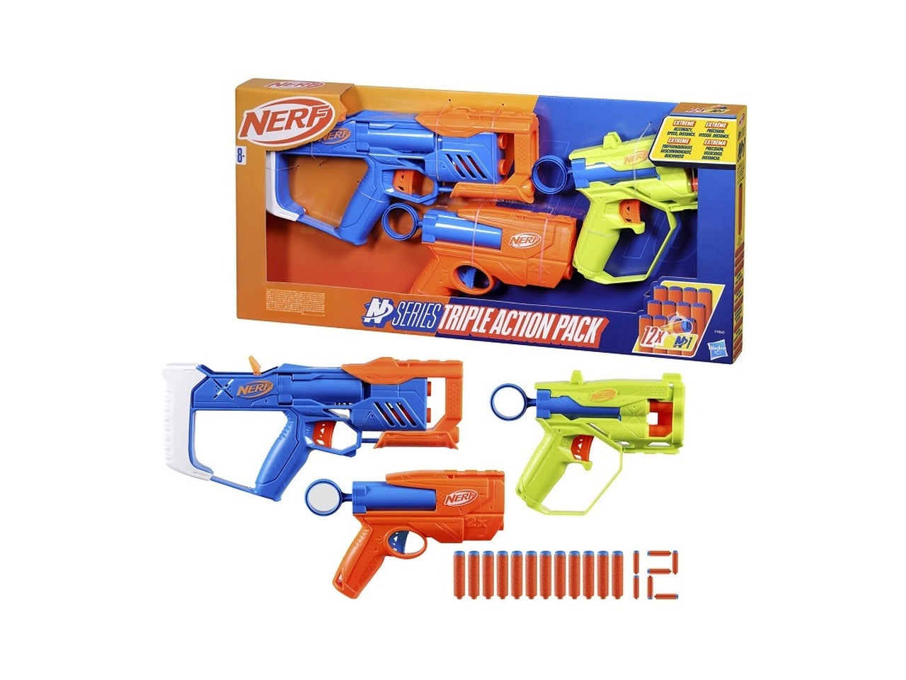 Nerf nseries triple actions