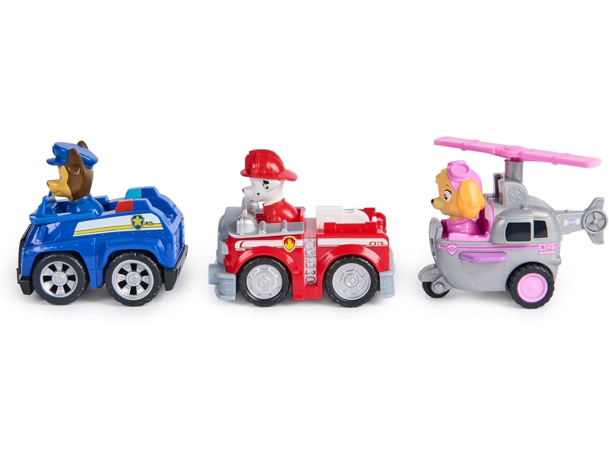 Paw patrol 3 veicoli pull bach