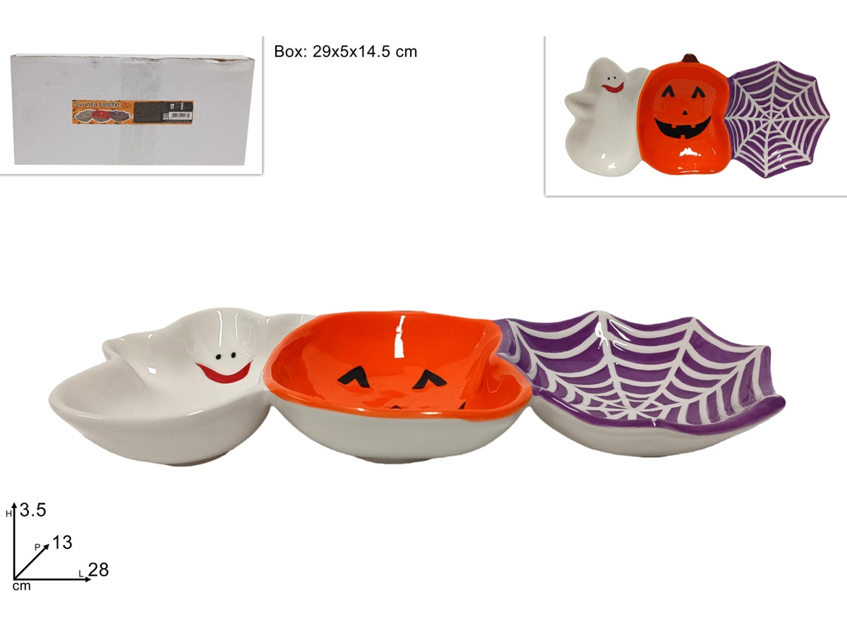 Svuota tasche Halloween in ceramica 28cm