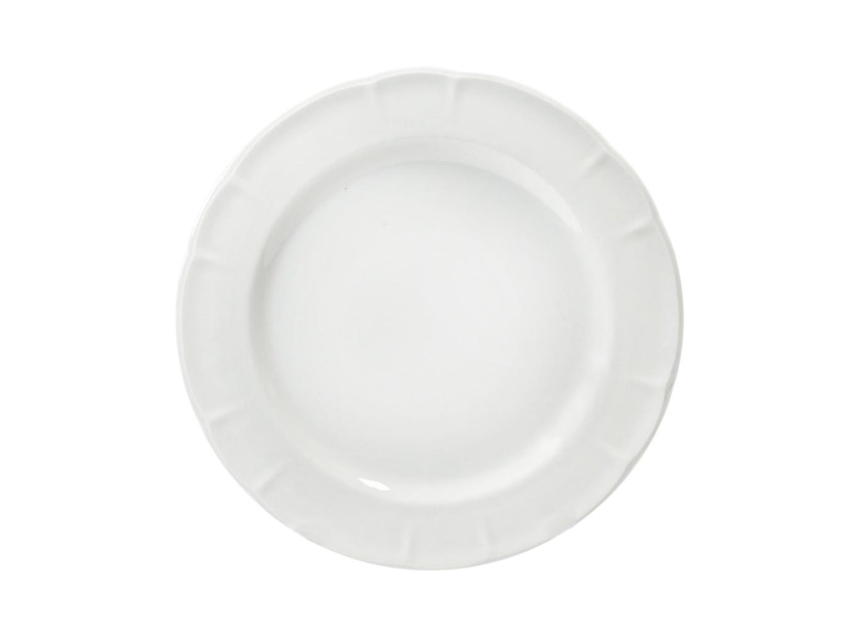 Londra piatto piano 26cm bianco