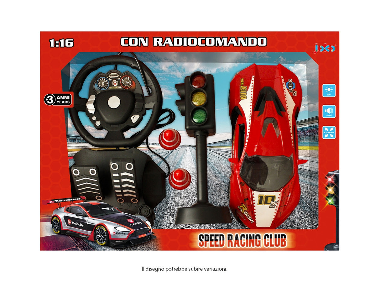 Macchina radiocomando scala 1:16 con accessori