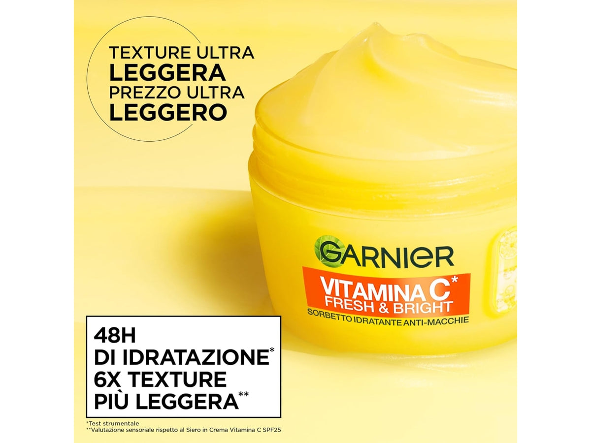 Garnier crema viso sorbetto idratante anti-macchie vitamina C 85ml