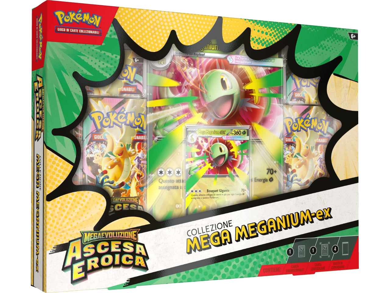 Pokemon M2.5 Col.Mega Emboar-EX, Mega Feraligatr-EX e Mega Mega.-Ex £