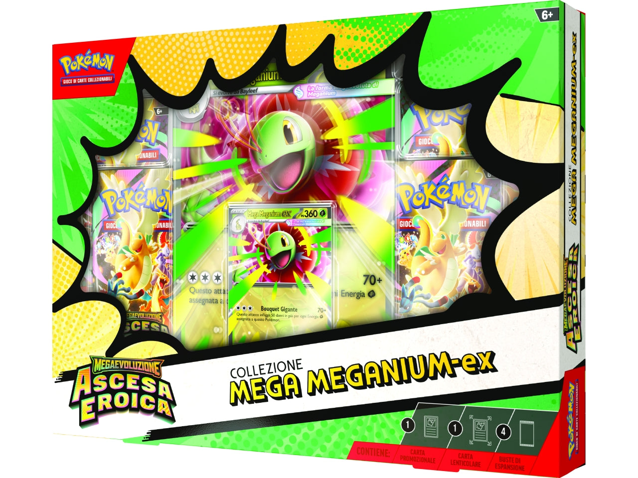 Pokemon M2.5 Col.Mega Emboar-EX, Mega Feraligatr-EX e Mega Mega.-Ex £