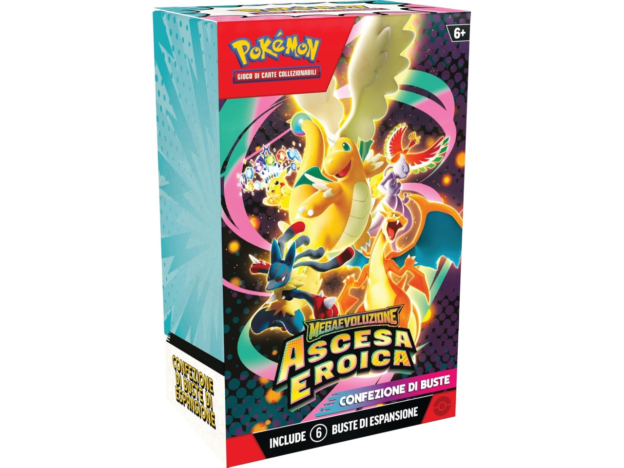 Pokemon 2.5 Bundle 6 buste Megaevoluzione - Ascesa Eroica £