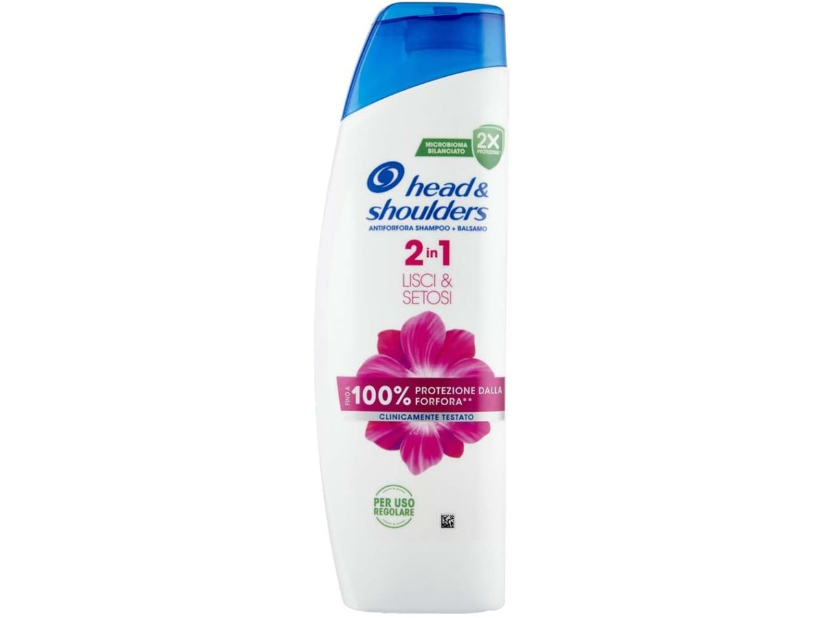Head&shoulders shampoo 250ml 2in1 lisci&setosi $
