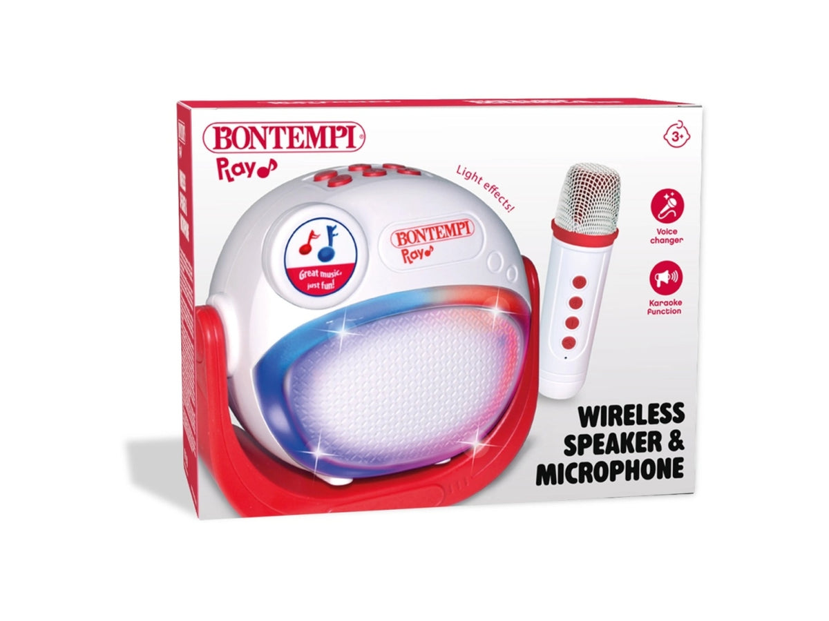 Amplificatore wireless con microfono