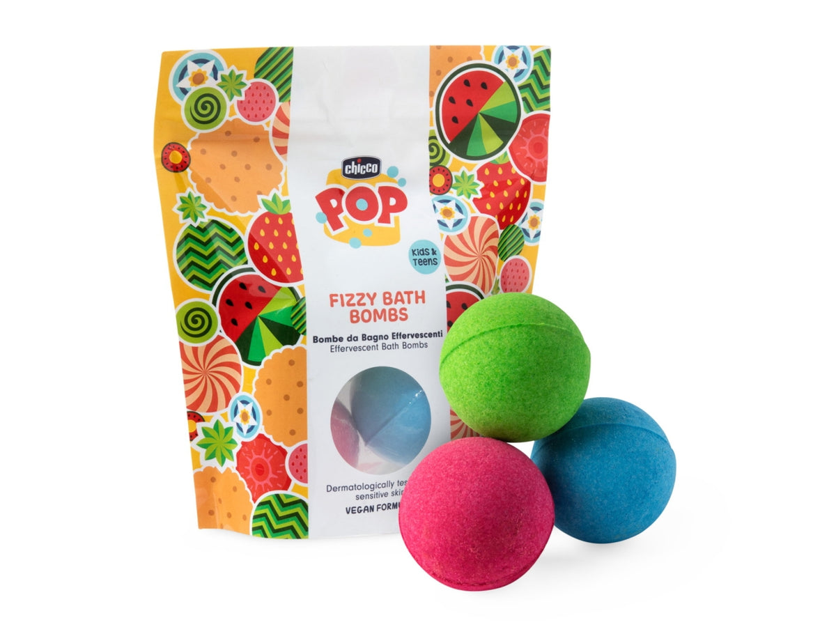 Chicco Fizzy bombe da bagno set 3 bombe