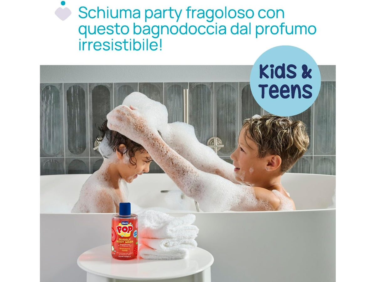 Chicco Bubbly bagnodoccia dolce fragola 300ml