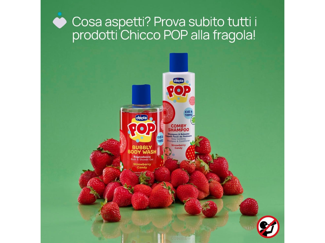 Chicco Comby shampoo e balsamo dolce fragola 250ml