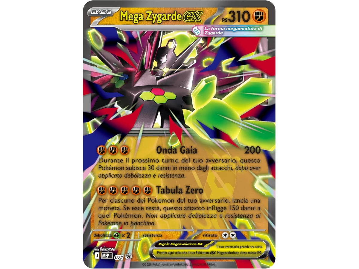 Pokemon Collezione Premium Mega Zygarde-EX