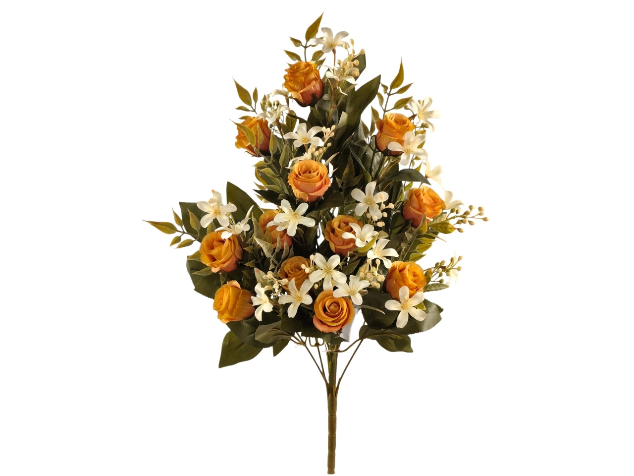 Rosa bocciolo, mazzetto con 12 rami giallo
