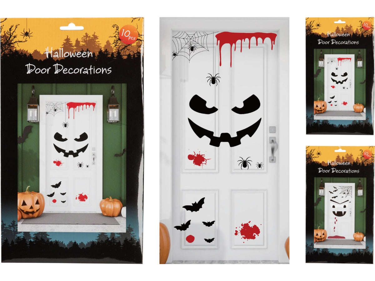 Decorazione halloween per porta in 2 soggetti assortiti