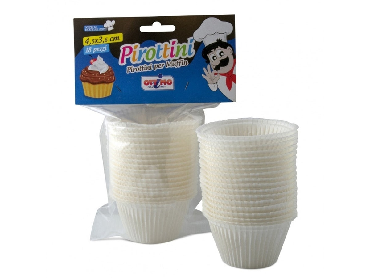 Ottimo pirottini in carta forno 49x38cm set da 18 pirottini ideali per muffin