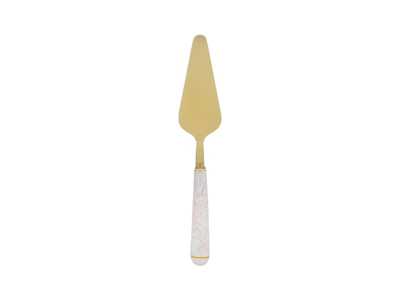 Paletta torta decorazione rosa 25cm con astuccio